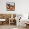 Stupell Industries Wanaka Valley Landscape Floating Frame Canvas Art, Gray, 18" x 18" - 3 of 4