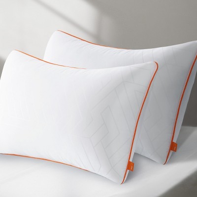 DSVIMOY Support Pillow Luxury Neck and Shoulder Support Pillow Set for All Sleep Positions, White, 16.5"*10.6"*6.7"