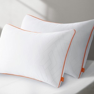 DSVIMOY Support Pillow Luxury Neck and Shoulder Support Pillow Set for All Sleep Positions, White, 16.5"*10.6"*6.7" - 1 of 4