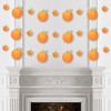 Big Dot of Happiness Little Clementine - Orange Citrus Baby Shower or Birthday Party DIY Decorations - Clothespin Garland Banner - 44 Pieces - 3 of 4