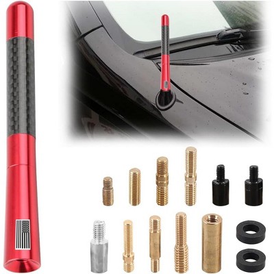 TruAIR Car Short Antenna Ð 4.7" Carbon Fiber Universal Radio Replacement