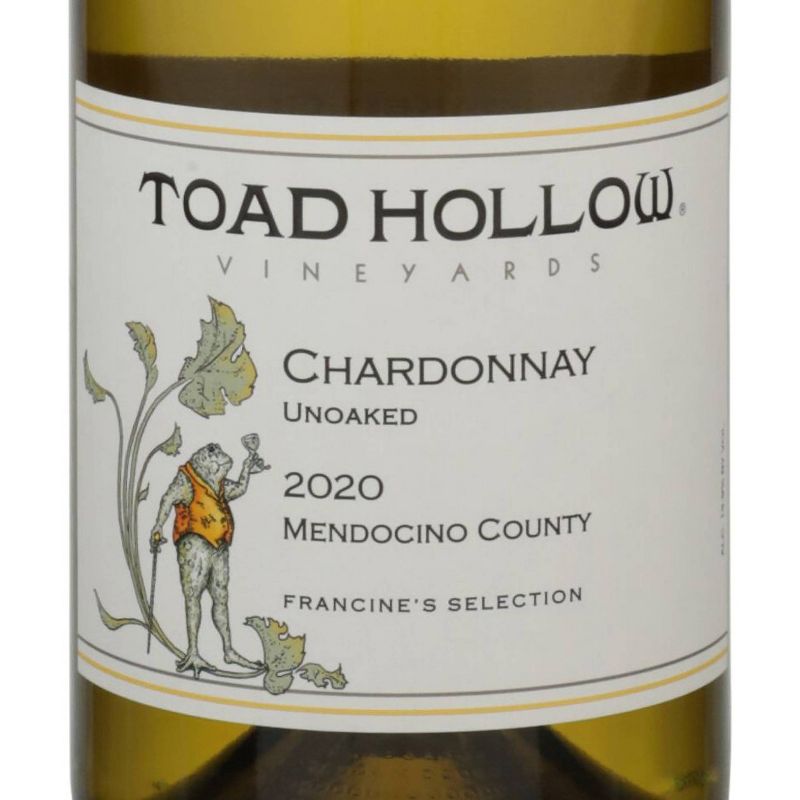 Toad Hollow Chardonnay White Wine - 750ml Bottle, 2 of 4
