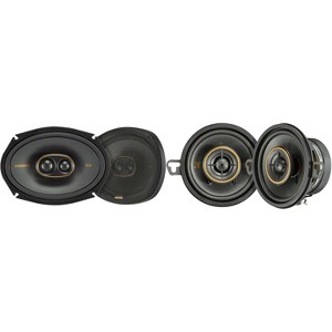 Kicker 51KSC69304 KS-Series 6x9" 3-way Speakers with 1" and .75" tweeters w/ 51KSC3504 3.5" Coaxial Bundle - 1 of 4