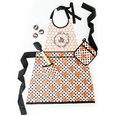 Cotton Bee Kind Apron - Simply Whimsical