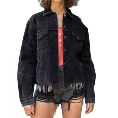 Women's Oversized Ribbed Shacket - POL