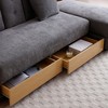 NicBex Couches for Living Room L-Shape Sectional Couch with Chaise Modern Upholstered Deep Seat Modular Couch, No Assembly Required - 4 of 4