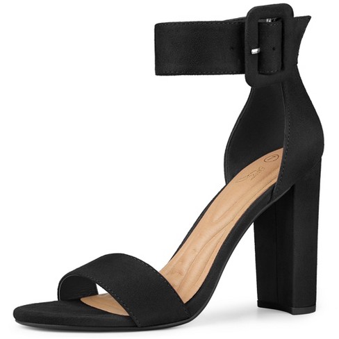 Black block heels target sale