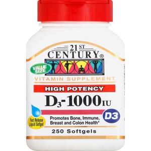 21st Century Vitamin D3 250 ea - 1 of 4