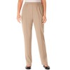 Woman Within Women's Plus Size Petite The Hassle-Free Elastic-Waist Soft Knit Pant - 4 of 4