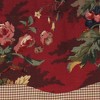 Queensland Style Gloriette 3" Rod Pocket Valance 50" x 16" Crimson by RLF Home - 4 of 4