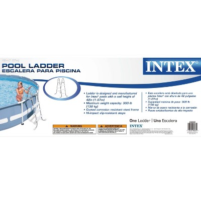 Intex 10' x 30" Above Ground Swimming Pool w/ 330 GPH Filter Pump & Pool Ladder