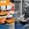 Acekool Chicken Nesting Box, 6-Hole 2-Layer Hen Nest with Legs, Roll Away Egg Tray, Easy-Clean Pull Out Roosting Box for Hens - 3 of 4