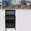 Belatt Tool Box - 6 Drawer Removable Tool Cabinet with Locking, Rolling Wheels Metal Tool Storage for Garage, Workshop - Black - 4 of 4