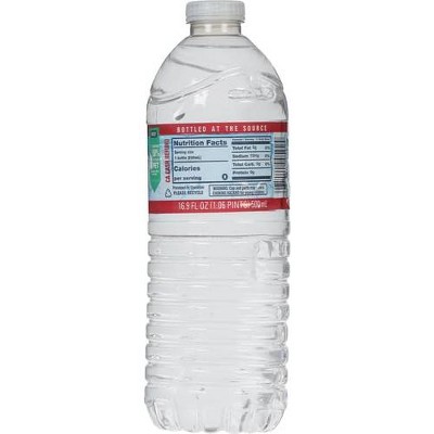 Crystal Geyser Natural Alpine Spring Water, Drinking Water Bottled At The Source, 16.9Oz Bottles, 24-Pack 16.9 Fl Oz (Pack of 24)