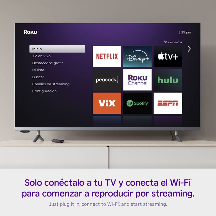 Roku Express (Spanish Edition) HD Streaming Device with VIX Premium: Wi ...