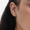 2-Pair Gold-Plated Stud Earring Set: 6 Dainty Shapes (Bar, Heart, Star, Crown), Hypoallergenic - 4 of 4