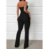 Mocamel Women's Solid Bandeau Top And High Slit Maxi Skirt Co-Ord Set - 2 of 4
