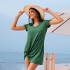 Women's Chic Short Sleeve Beach Twist Dress - Cupshe - 2 of 4