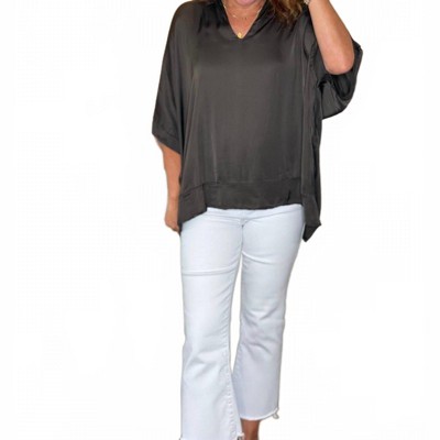 Women's Maria Silk Top - Sofia Collections