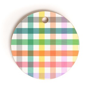 Ninola Design Vichy Spring Colorful Picnic Cutting Board - Deny Designs - 1 of 3