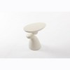 Modern Coffee Table End Table, Pedestal Center Tea Side Table, Accent Table for Small Spaces, Living Room Drink Martini Table, for Home Decor - 2 of 4