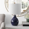 Calrus Table Lamp - 22 Inch Height - TBL4385 - Blue - Safavieh - 2 of 3