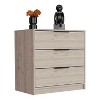 NicBex Modern Wooden 6-Drawer Chest, Tall Closet Storage with Wardrobe Closet Set of 2 for Bedroom, Living Room - 4 of 4