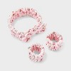 Hair Headwrap with Cuffs Set 3pc - Wild Fable™ Pink Floral - 2 of 3