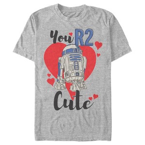 Men's Star Wars Valentine's Day You R2 Cute T-Shirt - 1 of 4