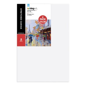 KINGART Stretched Canvas 24" x 36", 2-Pack - 1 of 4