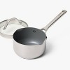 1.5qt Nonstick Ceramic Coated Stainless Steel Sauce Pan - Figmint™ - 3 of 4