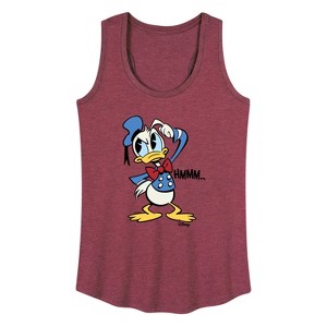Women's - Disney - Donald Duck Graphic Racerback Tank - 1 of 4