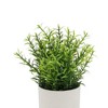 Unique Bargains Artificial Plants Plastic Green 3.15"x3.15"x8.27" 1 Pc - 4 of 4