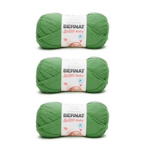 Bernat Softee Baby Grass Green Yarn - 3 Pack Of 141g/5oz - Acrylic - 3 Dk  (light) - 362 Yards - Knitting/crochet : Target