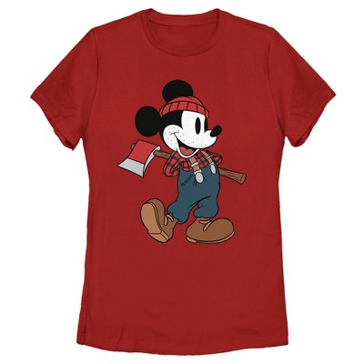Women's Mickey & Friends Retro Lumberjack Mickey Mouse T-Shirt
