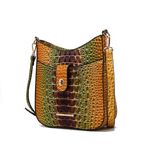 MKF Collection Giovana Gradient Rainbow Faux Women’s Crossbody Bag by Mia K - 1 of 4