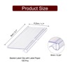 Unique Bargains Durable Removable PVC Clip-In Design Basket Label Tag Clear 100 Pcs - 2 of 4