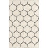 Unique Loom    Hygge Shag Trellis Area Rug - 2 of 4