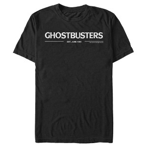 Men's Ghostbusters White Logo T-Shirt - 1 of 4