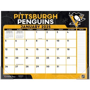 NHL Pittsburgh Penguins 2025 22"x17" Desk Calendar - 1 of 4