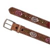 CTM Women's Floral Embossed Western Belt - image 2 of 3