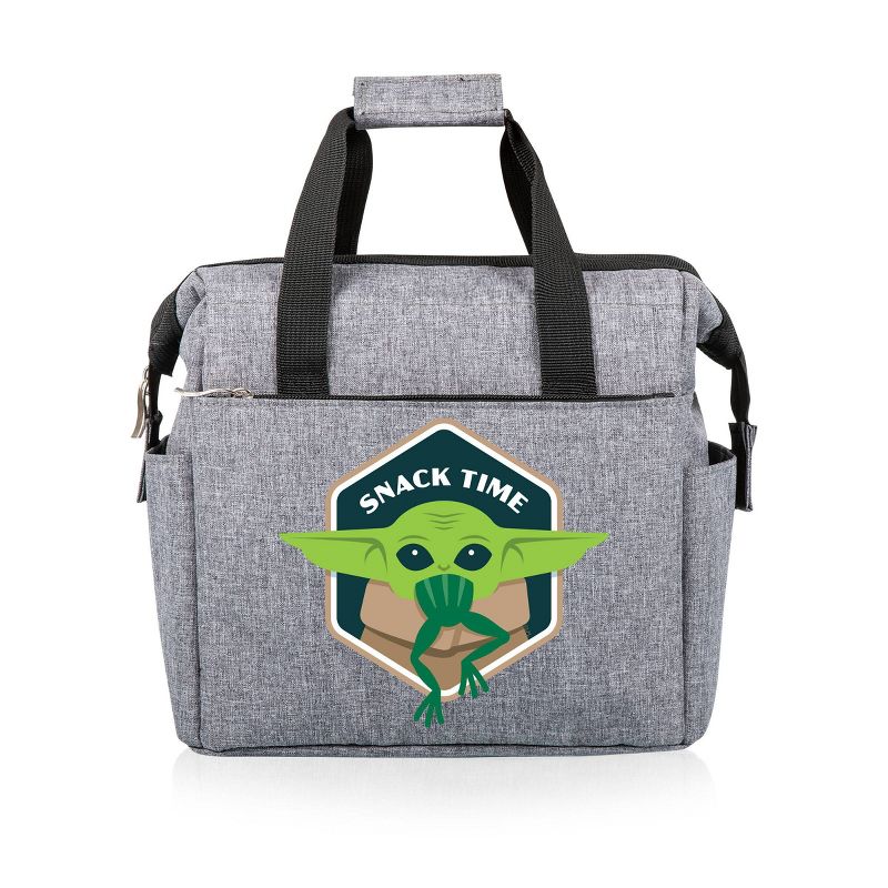 Picnic Time Star Wars: Mandalorian The Child - On The Go 5.4qt Lunch Bag - Heathered Gray, 1 of 4