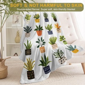 Lomsoe Christmas Decorative Throw Blanket, Flannel Winter Plant Blankets for Couch Bed Sofa, Holiday Home Decor, Xmas Festival Gifts. - 1 of 4