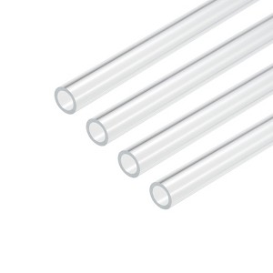 Unique Bargains Lamp Lantern Water Cooling System Acrylic Round Tubes 4 Pcs 10" - 1 of 4