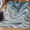 JONATHAN Y Eleni Contemporary Glam Abstract Marble Area Rug - 3 of 4