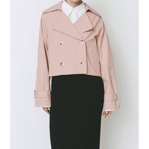 Women's Honore Cropped Trench Coat - Rue Sophie - 1 of 3
