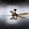 Urban Ambiance Luxury Modern Farmhouse Indoor or Outdoor Ceiling Fan,  19.5"H x 52"W,  Olde Bronze, UHP9180 - 4 of 4