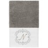 Linum Home Textiles 100% Turkish Cotton MONICA 3PC Embellished Towel Set - 3 of 4