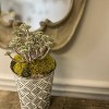 Slickblue Vintage Decorative Galvanized Metal Planter, Indoor/Outdoor Flower Pot, Silver, Small/Medium/Large - 2 of 4
