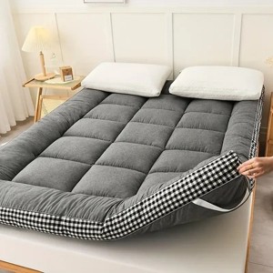 Mattress with checkered three-dimensional edges, 4 colors - 1 of 4